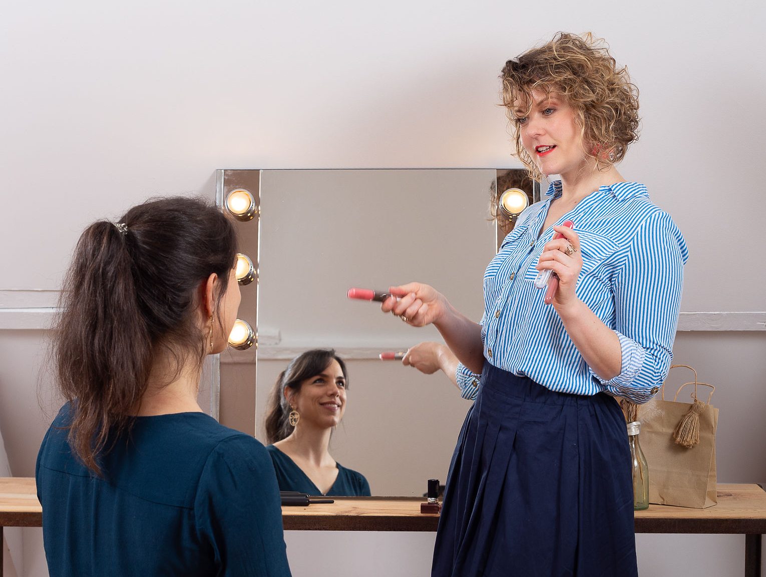 Animation conseil en image boutique salon coiffure esthétique Finistère - Clotilde Spinec